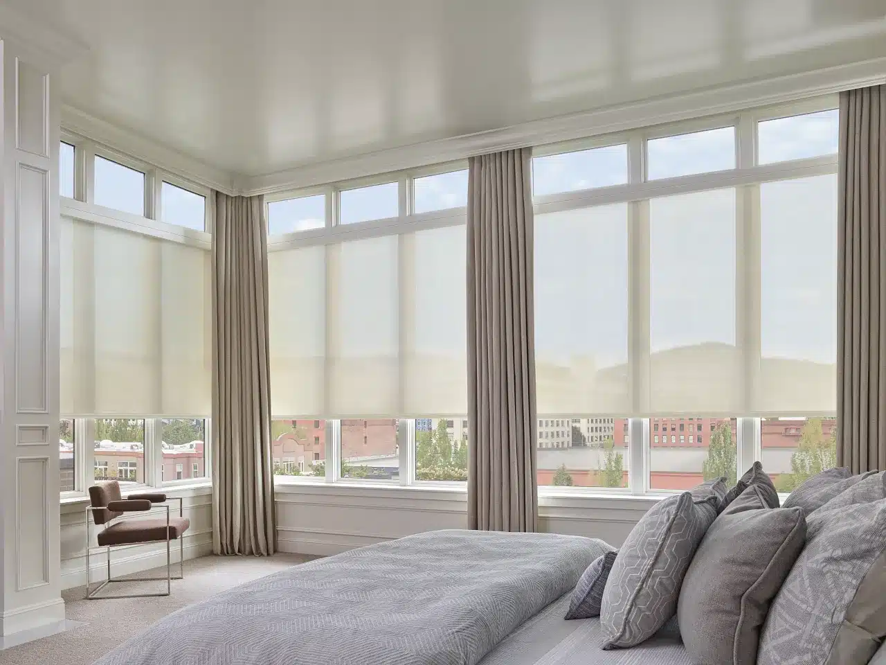 Solar-Shades-With-Drapes Window-Solar-Shades